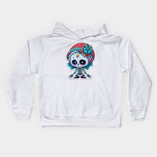 Skeleton Xmas Kids Hoodie